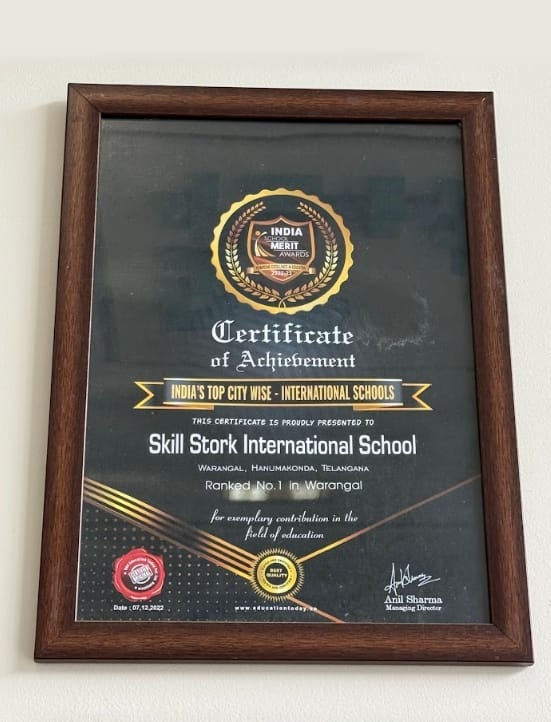 Indian School Merit Award