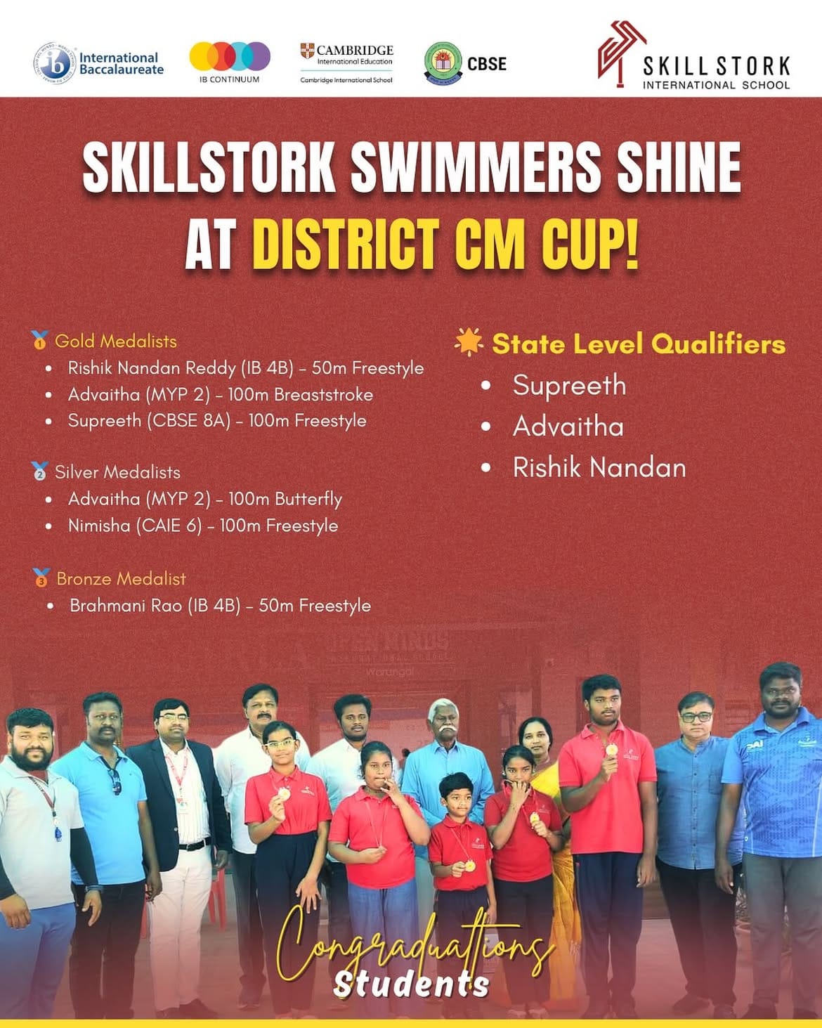 Skill Stork Swimming Squad