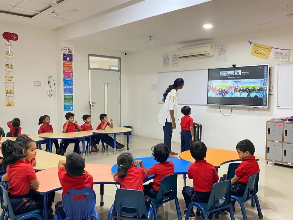 NES International School students in class